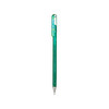 日本派通（Pentel）K110 手帐彩色啫喱笔 高光金属色记号笔贺卡笔绘画水笔 珠光笔 1.0mm 绿色