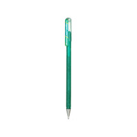 日本派通（Pentel）K110 手帐彩色啫喱笔 高光金属色记号笔贺卡笔绘画水笔 珠光笔 1.0mm 绿色