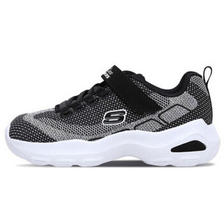 SKECHERS 斯凯奇 女子 D’LITES系列 魔术贴休闲运动鞋 休闲鞋 80665L/BKW 41码 US11