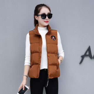 【仙丫女士马甲】仙丫 2019秋冬季新品女装时尚马甲女韩版时尚立领