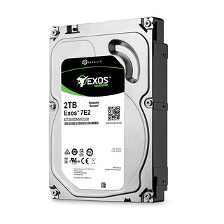 SEAGATE 希捷 银河Exos 7E2系列 2TB 3.5英寸 企业级硬盘 (7200rpm、CMR) ST2000NM0008