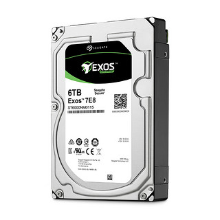 SEAGATE 希捷 银河Exos 7E8系列 3.5英寸企业级硬盘 6TB 256MB(7200rpm、PMR)ST6000NM0115