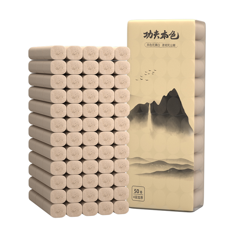 植护 水墨本色无芯卷纸 4层*50卷