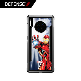 Defense漫威钢铁侠定制款 华为Mate30 Pro 5G手机壳 防摔保护套全包边防透明软硬外壳 Shield刀锋系列