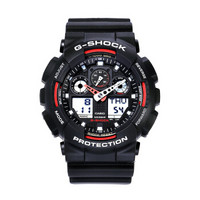 CASIO 卡西欧 手表 G-SHOCK系列男士运动手表GA-100-1A4 +凑单品