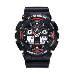 CASIO 卡西欧 手表 G-SHOCK系列男士运动手表GA-100-1A4 +凑单品