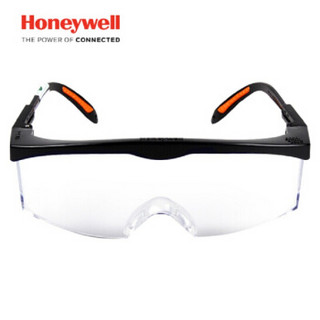 霍尼韦尔 S200A 透明镜片 黑色镜框 骑行防风沙耐冲击 防雾眼镜 1付 100110
