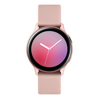 SAMSUNG 三星 Galaxy Watch Active 2 智能手表 44mm 粉色铝合金表盘 玫瑰金硅胶表带（GPS、扬声器）