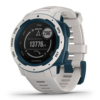 佳明 GARMIN 时尚手表潮汐版升级-本能浪潮白 GPS蓝牙多功能跑步智能运动表心率防水军表