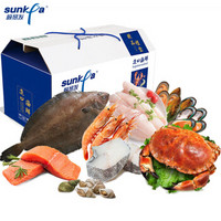 顺景发（sunkfa）精品海鲜礼盒大礼包 吉鲜如意5688型海鲜现货礼盒