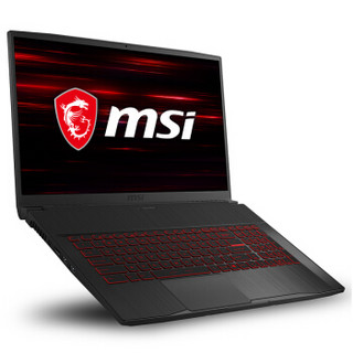 MSI 微星 微星-GF GF75 Thin 9SD-011CN 17.3英寸 笔记本电脑 黑色 i7-9750H 8G 512GB SSD GTX1660Ti