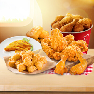 烧范儿炸鸡家庭套餐17kg肯德基同品质半成品鸡翅鸡米花鸡块烤翅