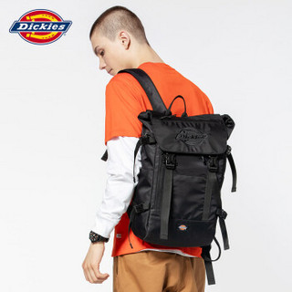 Dickies 潮流双肩包男女大容量休闲背包191U90LBB10BK01/黑色