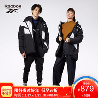 Reebok锐步官方 CL UNISEX V JACKET 男女秋冬加厚保暖棉服 FWR87 DY5996_黑色 A/XS