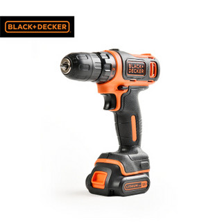 百得（BLACK&DECKER）12V锂电电钻 多功能电动工具箱套装BCPK1249C