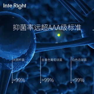 INTERIGHT袜子男春季男袜抗菌吸汗透气男士棉中筒袜商务休闲运动棉袜