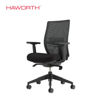 美国海沃氏Haworth Aloha Active（Comply）人体工程学办公椅/北欧简约电竞办公商务家用老板电脑椅  曜石黑