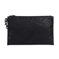 VERSACE JEANS COUTURE 范思哲 奢侈品 男士黑色聚酯纤维LOGO手拿包男女同款 E3YUBP40 71289 899