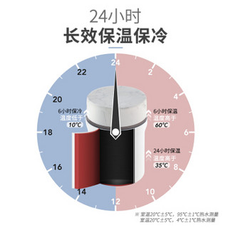 炊大皇 焖烧杯 304不锈钢真空保温闷烧罐长效保温汤壶粥壶400ml亚光黑