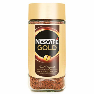 雀巢 Nestlé瑞士原装进口 金牌速溶咖啡 黑咖啡200g