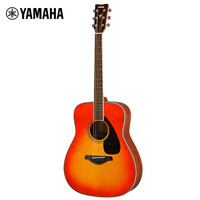 雅马哈（YAMAHA）FG820AB单板民谣吉它升级版木吉他jita桃花芯背侧板秋色渐变41英寸