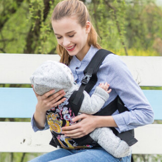 商品英国babyjoey 婴儿背带 多功能双肩腰凳抱带新生儿