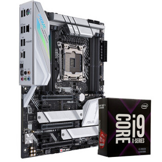 华硕PRIME X299-A II 主板+英特尔（Intel) i9-9960X  酷睿CPU处理器 板U套装 CPU主板套装