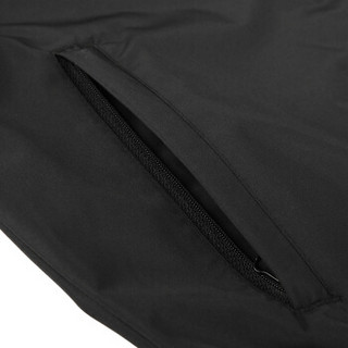 匹克（PEAK）男子外套保暖防风休闲跑步连帽运动服风衣上衣 DF293031 黑色 XL
