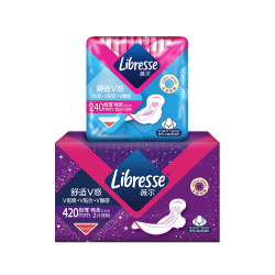 薇尔 Libresse 薇尔 日夜组合卫生巾套组12片（240mm*10片+420mm*2片）