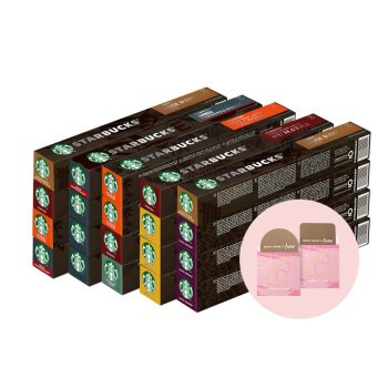 星巴克 Nespresso浓遇胶囊咖啡组合装 20条装瑞士进口