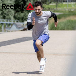 锐步(Reebok) 压缩护臂套透气运动护肘男女篮球骑行健身跑步防晒袖套阿迪达斯旗下品牌L 码 RRSL-13025
