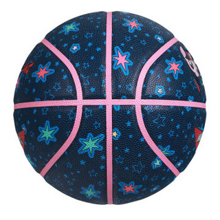 小马宝莉新款校园篮球吸湿PU室内室外水泥地耐磨幼儿园女儿童训练比赛用球GLP019P