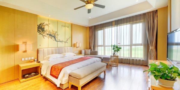 北戴河阿尔卡迪亚滨海度假酒店 园景公寓大床房(含早餐)可拆分