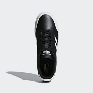adidas NEO COURT70S 中性休闲运动鞋 B79771 黑/白 40.5