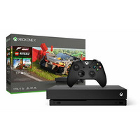 银联爆品日：Microsoft 微软 Xbox One X 1TB 游戏主机 +《地平线4》LEGO Speed 拓展套件
