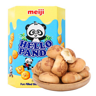 新加坡进口 明治（Meiji）熊猫奶油夹心饼干260g