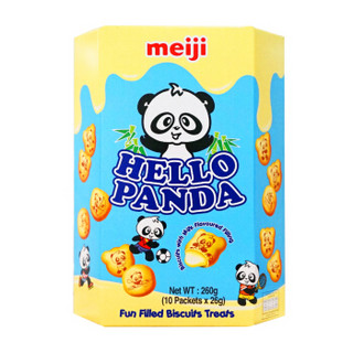 新加坡进口 明治（Meiji）熊猫奶油夹心饼干260g