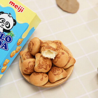 新加坡进口 明治（Meiji）熊猫奶油夹心饼干260g