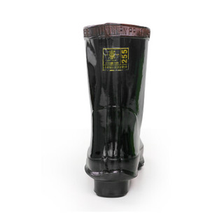 安全牌（AN QUAN PAI）绝缘靴ZX025 25KV高压电工电力胶鞋 半筒雨靴 43码