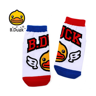 B.Duck 小黄鸭儿童袜子 B1176304 拼接色 S