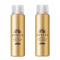 Shiseido 资生堂 Anessa 安热沙/安耐晒 金瓶户外防晒喷雾 60ml*2瓶 SPF50+ PA++++