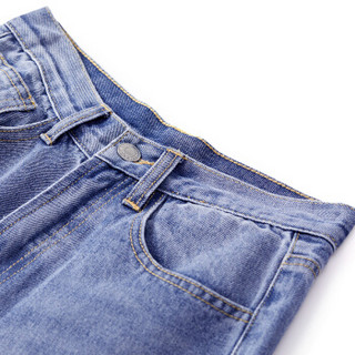 尚都比拉（Sentubila）复古微喇叭牛仔裤2019新品时尚通勤W91N0923047 牛仔浅蓝 S
