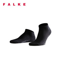 FALKE 德国鹰客 Family Sneaker休闲舒适透气低短筒男袜 黑色black 39-42 14626-3000