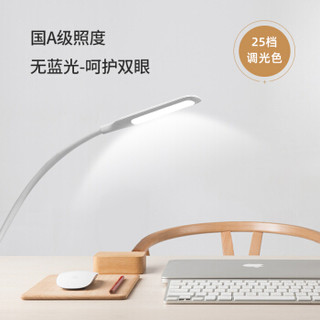 三竹（SUNJOY)国A级遥控LED护眼灯阅读灯卧室床头灯简约现代钢琴落地台灯客厅落地灯