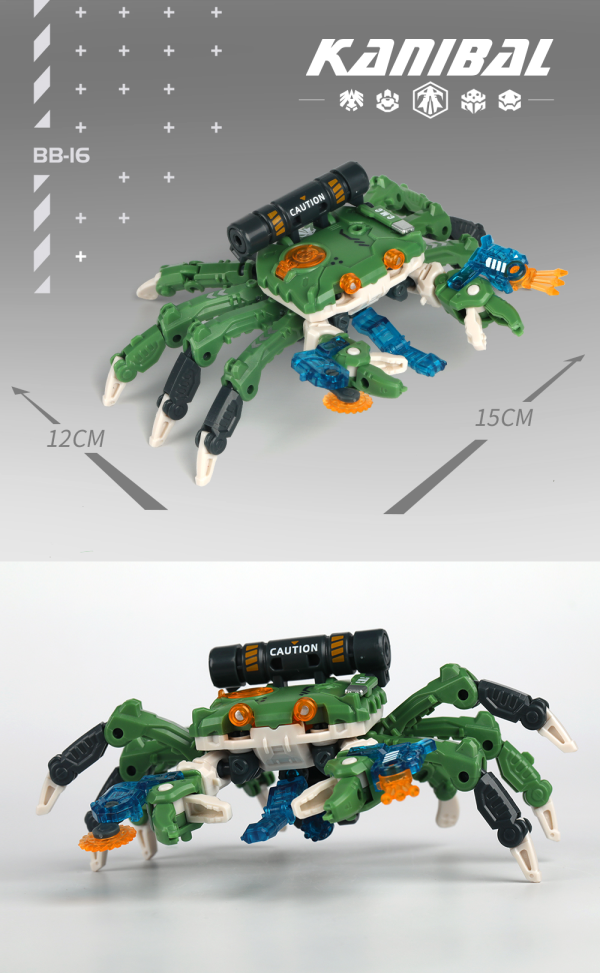 52toys猛兽匣系列母螃蟹追命