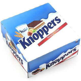 knoppers 5层威化24包整盒装榛子巧克力600g *2件