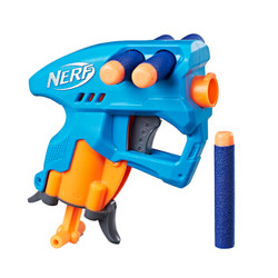 孩之宝 nerf 热火纳米发射器 蓝色 E0667 *10件+凑单品