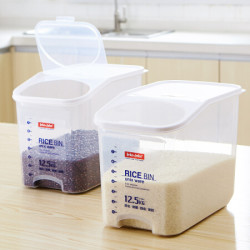 捷扣JEKO&JEKO 密封米箱装米桶12.5kg家用厨房透明米箱 SWB-5488 *4件