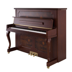 帕拉天奴（palatino）全新立式钢琴V-23CE 德国进口配件棕色亚光 家用专业考级123cm
