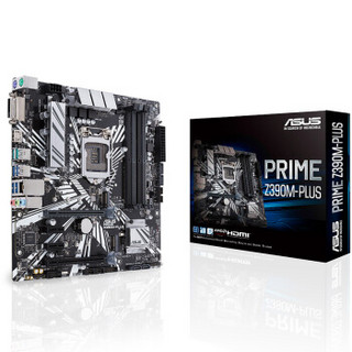 华硕PRIME Z390M-PLUS主板+英特尔（intel）i7-9700 酷睿CPU处理器 板U套装 CPU主板套装